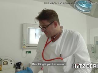 Hitzefrei Busty Blonde German MILF Fucked by Her medico