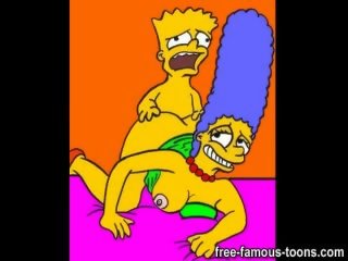 Miang/gatal bart simpson bangs marge dan lisa keras dan cepat